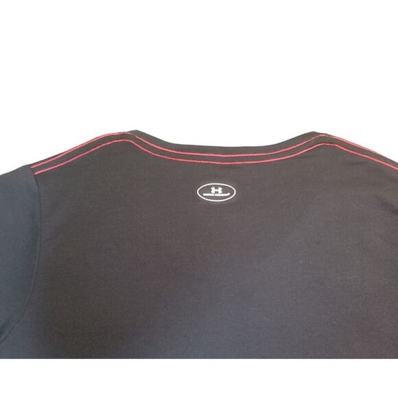 Under Armour Women’s Tech Long Sleeve Tee – Black & Red Logo, Size S EUC - Picture 5 of 10